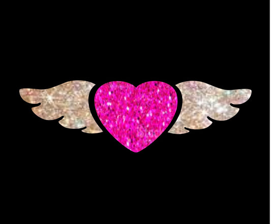 Angel Wings with Heart Custom design