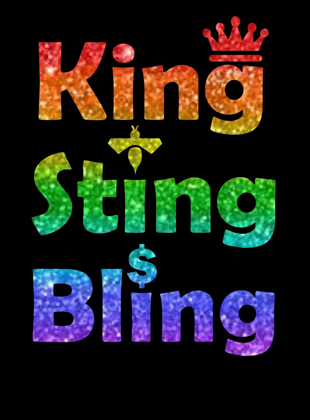 King Sting Bling Custom Logo