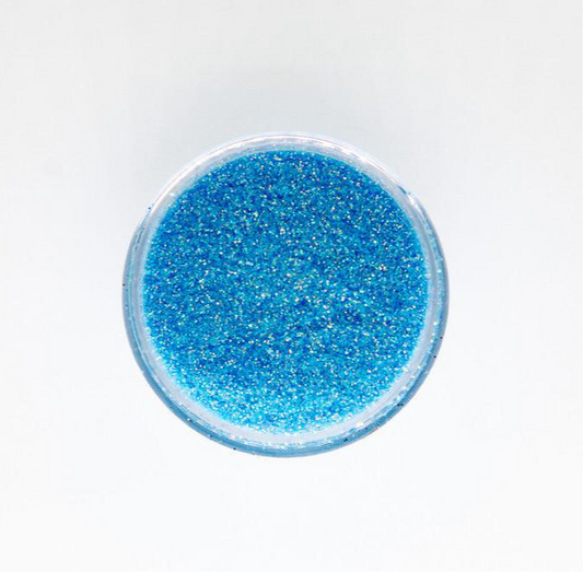 Iridescent Cyan - Glitter