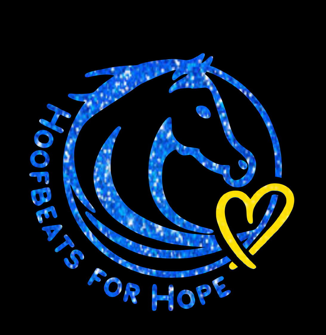 Hoofbeats for Hope Custom Logo