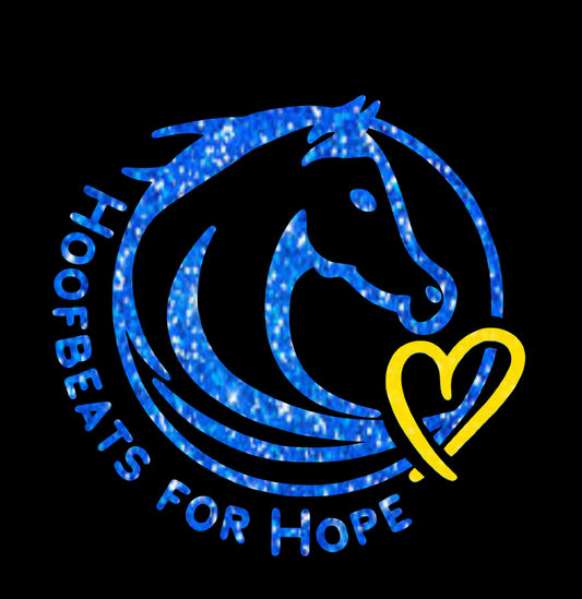 Hoofbeats for Hope Custom Logo