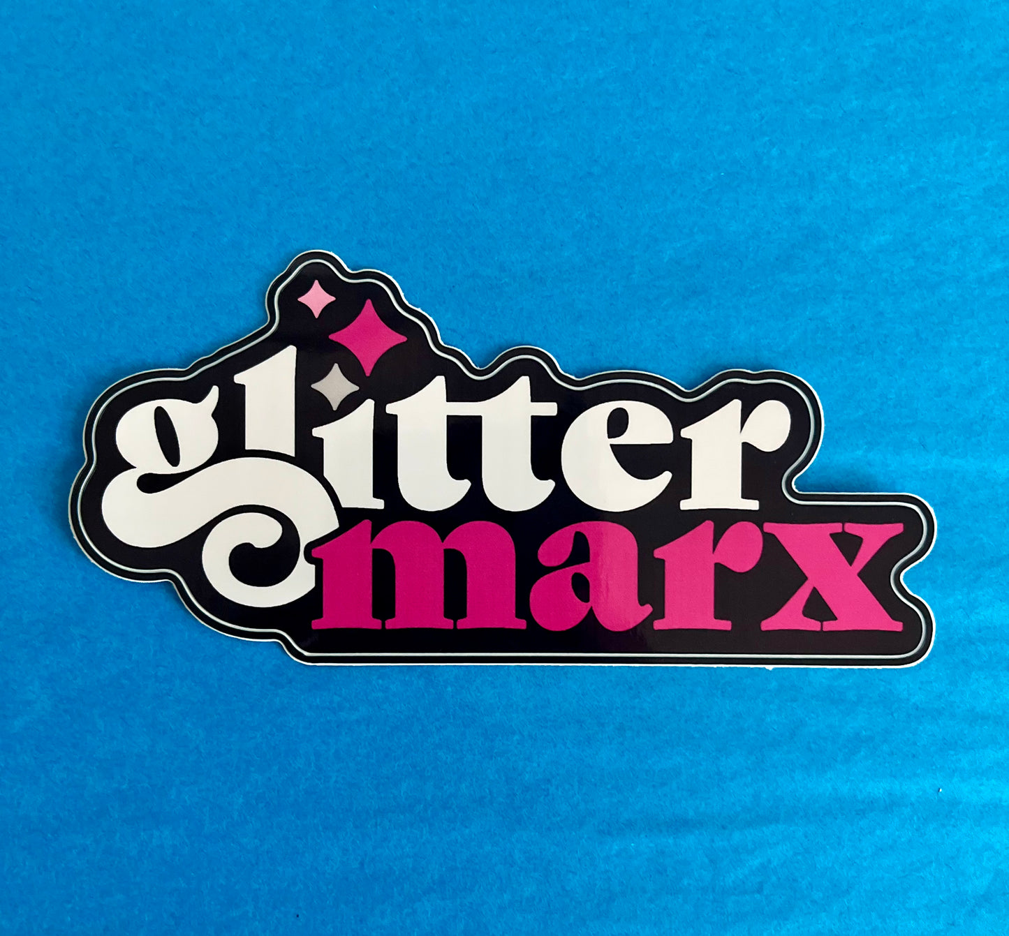 Glittermarx Logo Sticker, the big version
