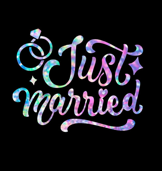 Just Married Custom Design