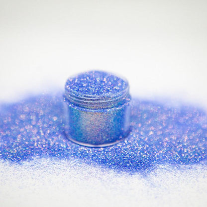 Iridescent Blue Rainbow - Glitter