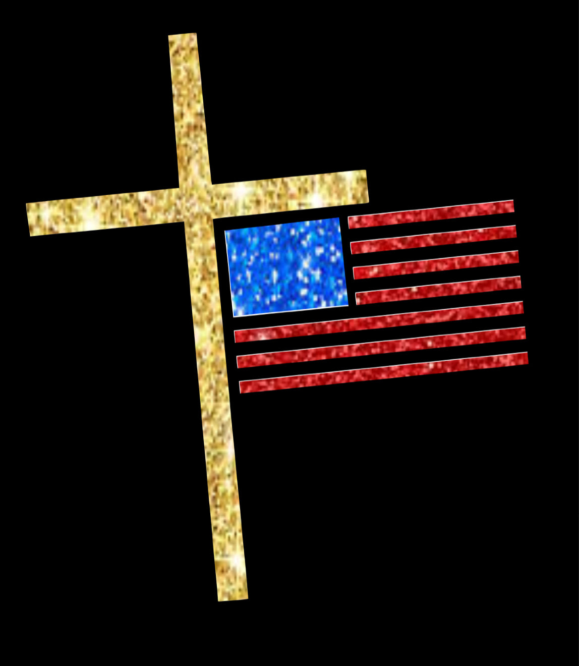 Cross and Flag